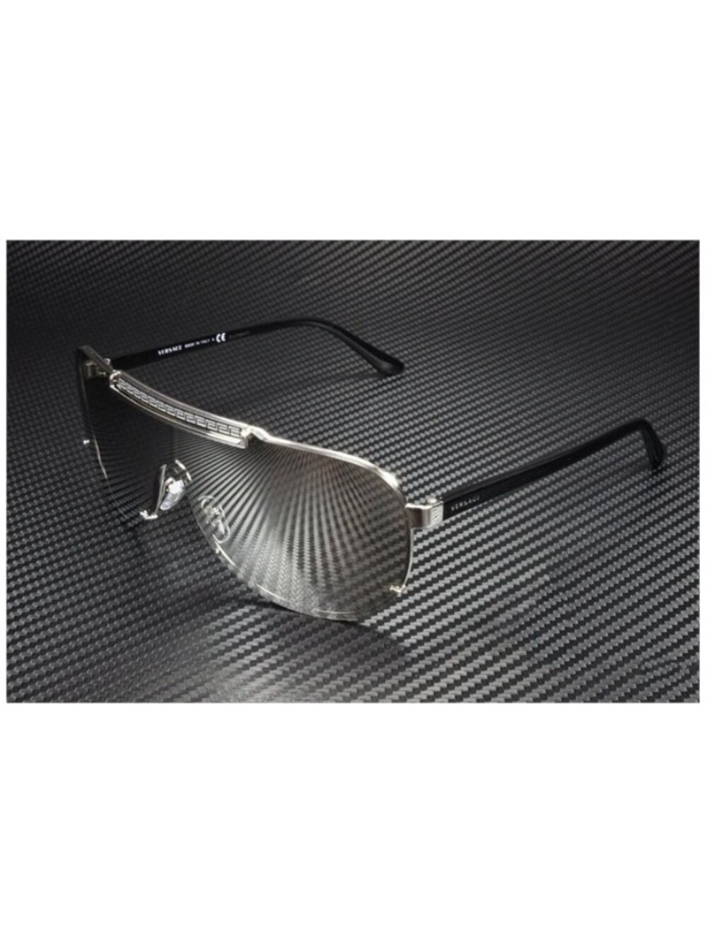 New Versace Men Silver Sunglasses 40- 140-